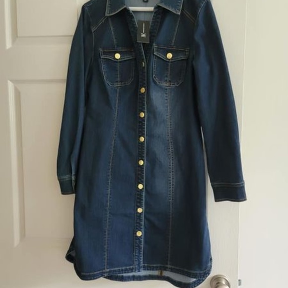 Never Worn Denim Dress. - Picture 1 of 2